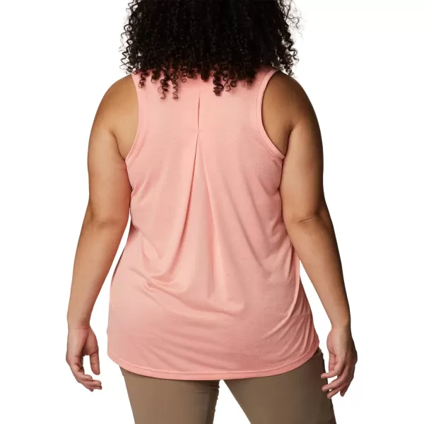 Columbia Womens Hike TankCoral Reef Heather