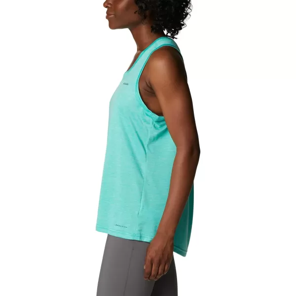 Columbia Womens Hike TankElectric Turquoise Heather
