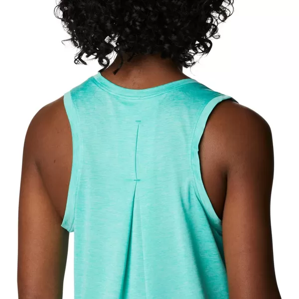 Columbia Womens Hike TankElectric Turquoise Heather