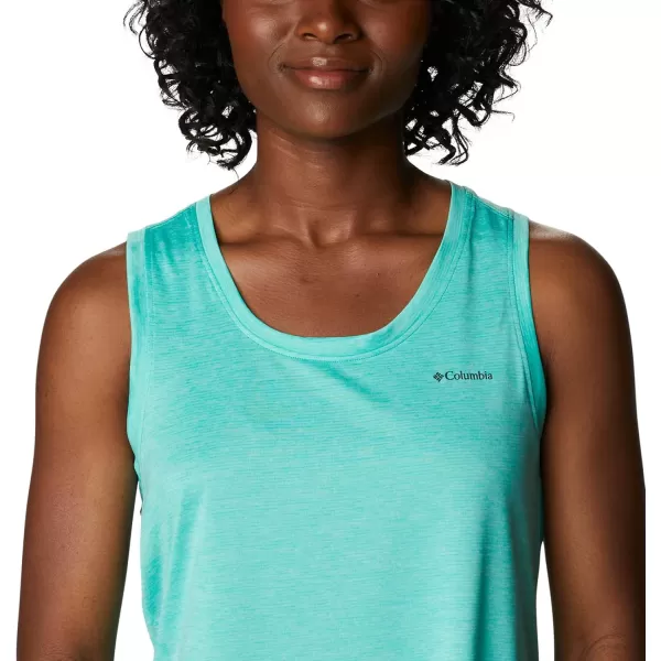 Columbia Womens Hike TankElectric Turquoise Heather