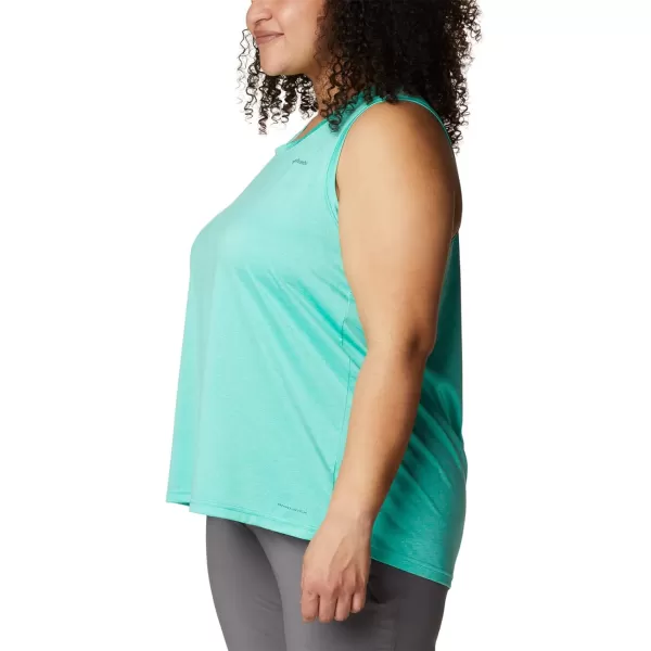 Columbia Womens Hike TankElectric Turquoise Heather