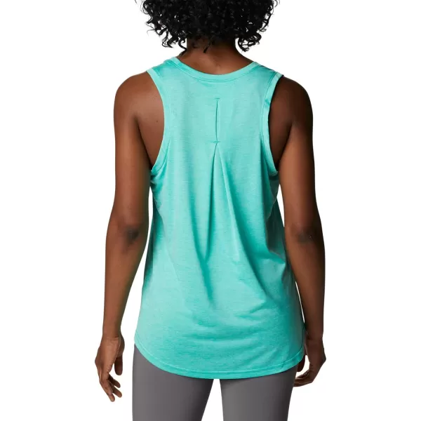 Columbia Womens Hike TankElectric Turquoise Heather
