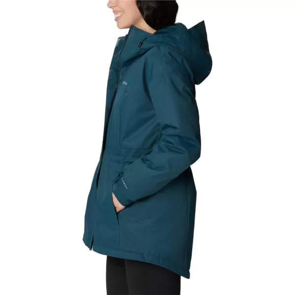 Columbia Womens Hikebound Long Insulated JacketNight Wave