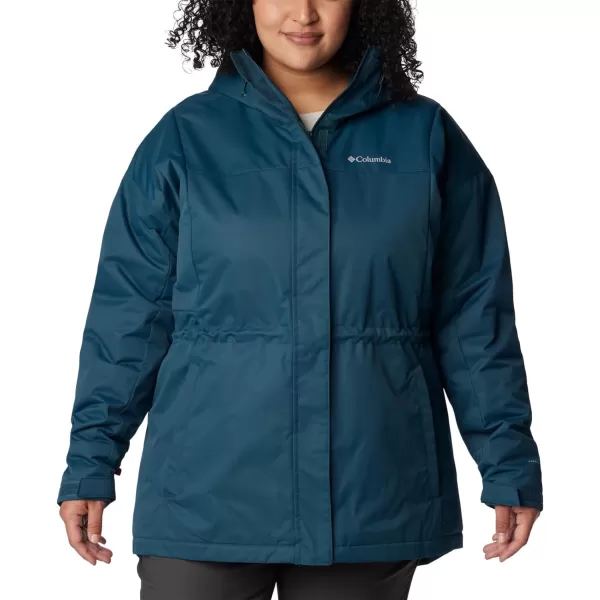 Columbia Womens Hikebound Long Insulated JacketNight Wave