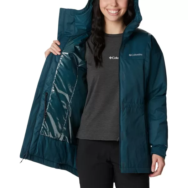 Columbia Womens Hikebound Long Insulated JacketNight Wave