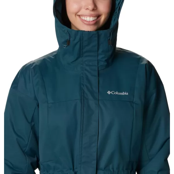 Columbia Womens Hikebound Long Insulated JacketNight Wave