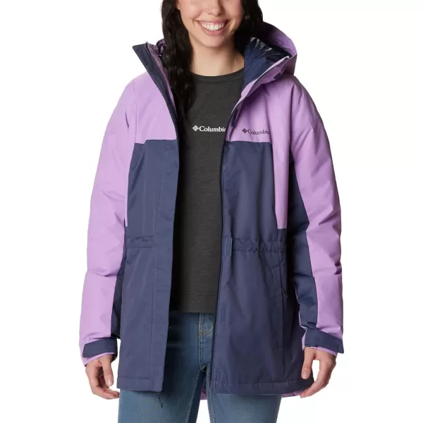 Columbia Womens Hikebound Long Insulated JacketNocturnalGumdrop