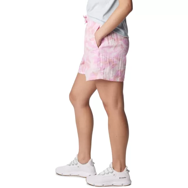 Columbia Womens Holly Hideaway Breezy ShortSalmon Rose Peonies