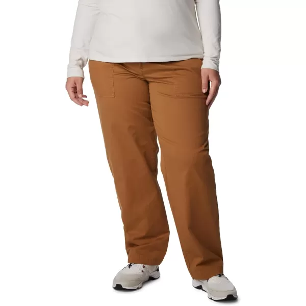 Columbia Womens Holly Hideaway Cotton PantCamel Brown