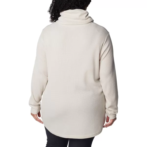 Columbia Womens Holly Hideaway Waffle Cowl Neck PulloverDark Stone