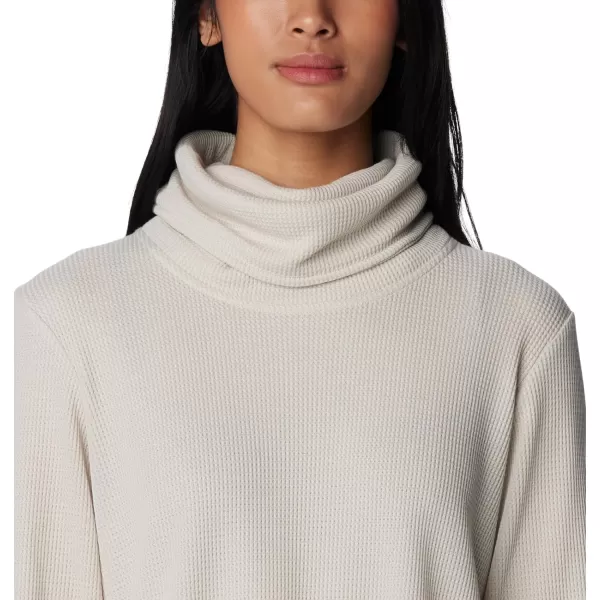 Columbia Womens Holly Hideaway Waffle Cowl Neck PulloverDark Stone