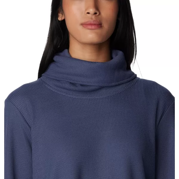 Columbia Womens Holly Hideaway Waffle Cowl Neck PulloverNocturnal