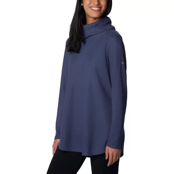 Columbia Womens Holly Hideaway Waffle Cowl Neck PulloverNocturnal