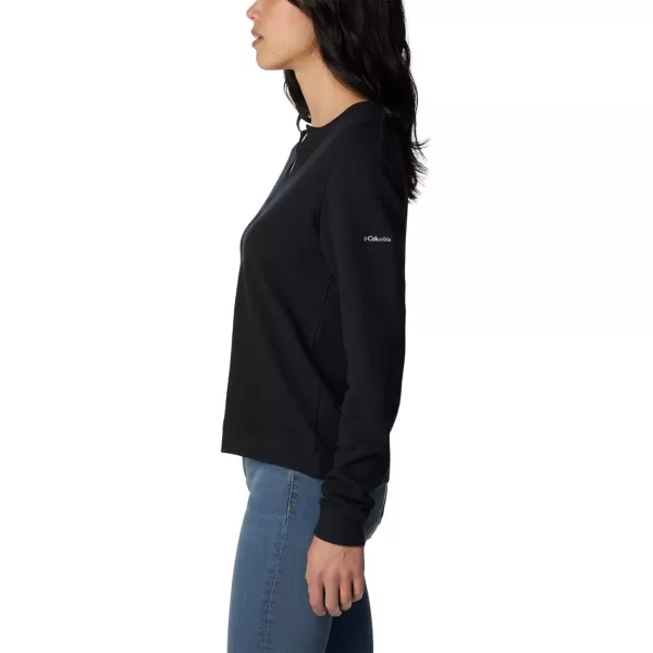 Columbia Womens Holly Hideaway Waffle Long SleeveBlack