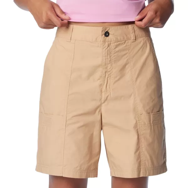 Columbia Womens Holly Hideaway Washed Out Bermuda ShortCanoe