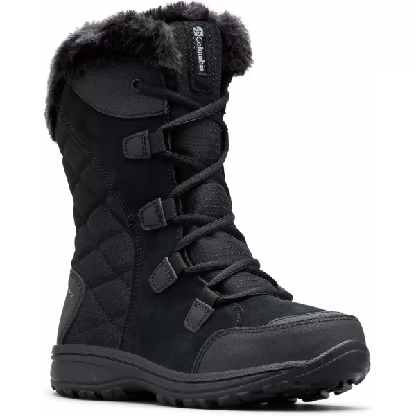 Columbia Womens Ice Maiden II Snow BootBlack Columbia Grey