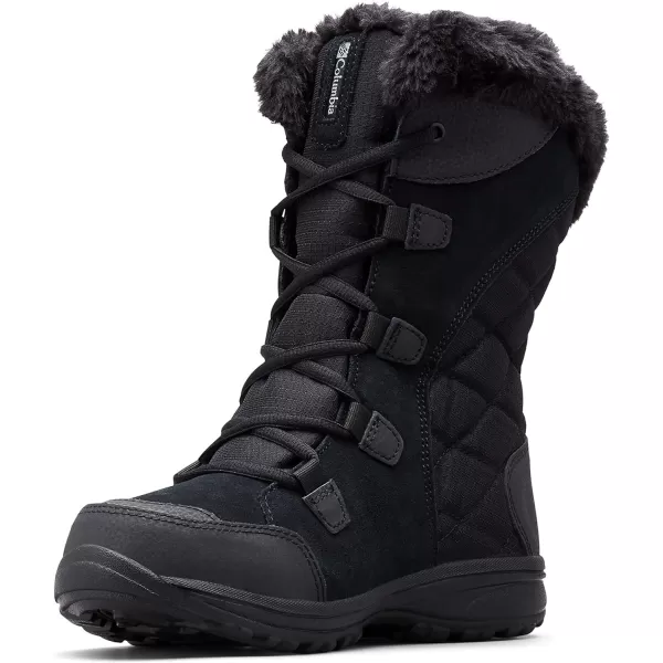 Columbia Womens Ice Maiden II Snow BootBlack Columbia Grey