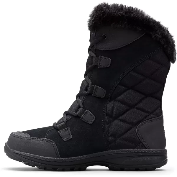 Columbia Womens Ice Maiden II Snow BootBlack Columbia Grey