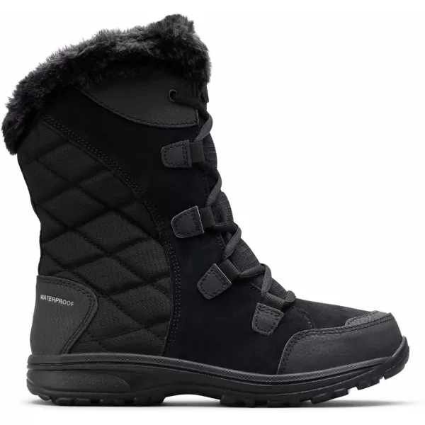 Columbia Womens Ice Maiden II Snow BootBlack Columbia Grey