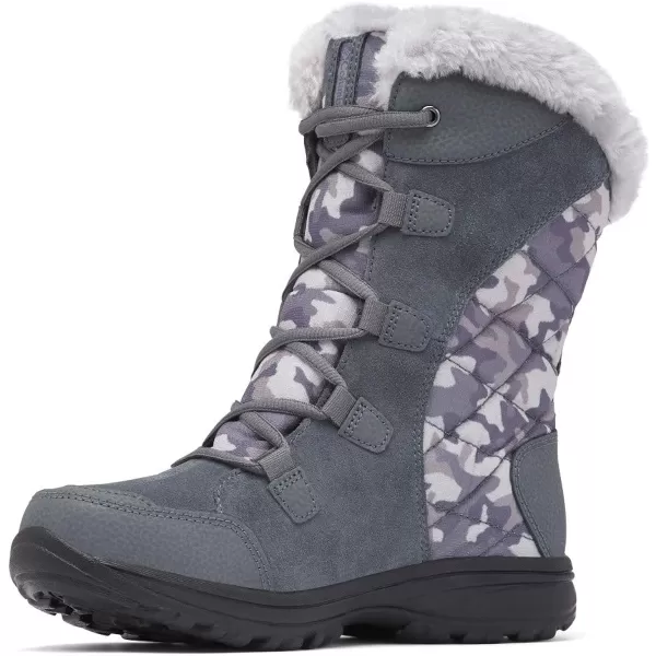 Columbia Womens Ice Maiden II Snow BootGraphite Plum Purple