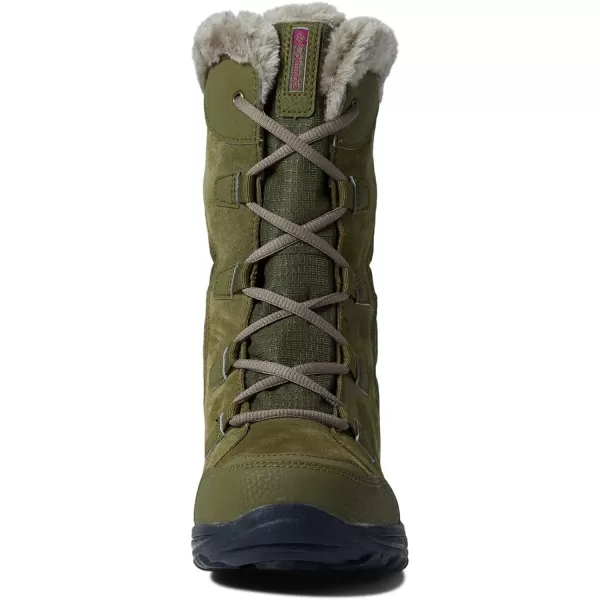 Columbia Womens Ice Maiden II Snow BootNew Olive Red Onion