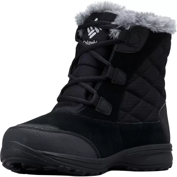 Columbia Womens Ice Maiden Shorty Snow BootBlack Columbia Grey