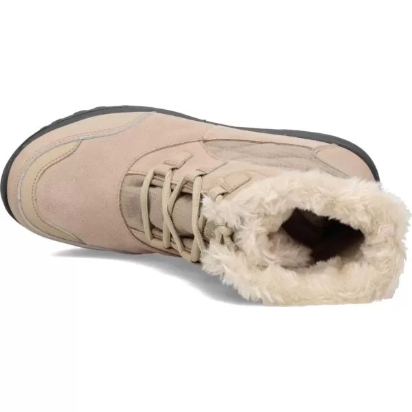 Columbia Womens Ice Maiden Shorty Snow BootOxford TanAncient Fossil