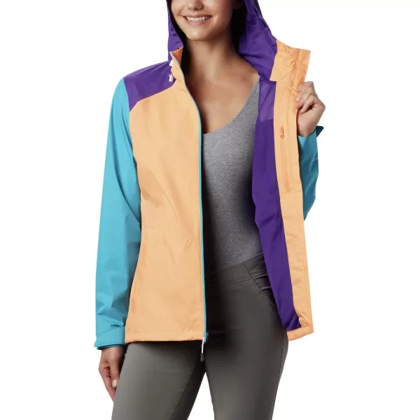 Columbia Womens Inner Limits Ii JacketBright NectarClear WaterVivid Purple