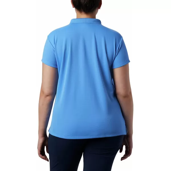 Columbia Womens Innisfree Ss PoloHarbor Blue