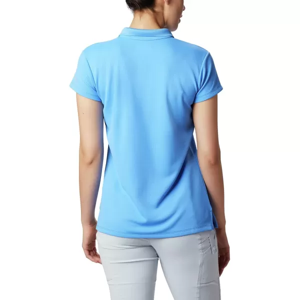 Columbia Womens Innisfree Ss PoloHarbor Blue