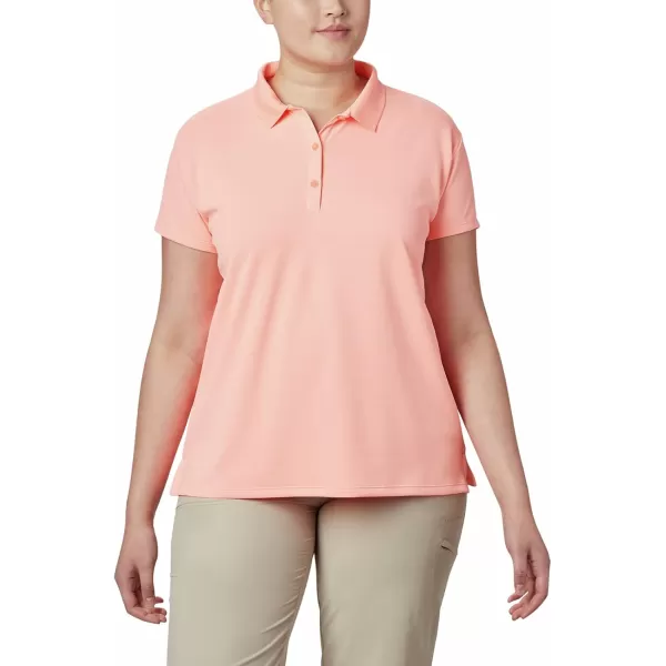 Columbia Womens Innisfree Ss PoloTiki Pink