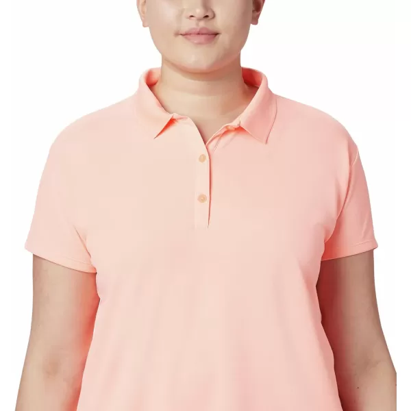 Columbia Womens Innisfree Ss PoloTiki Pink