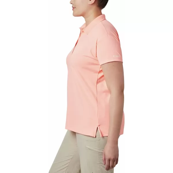 Columbia Womens Innisfree Ss PoloTiki Pink