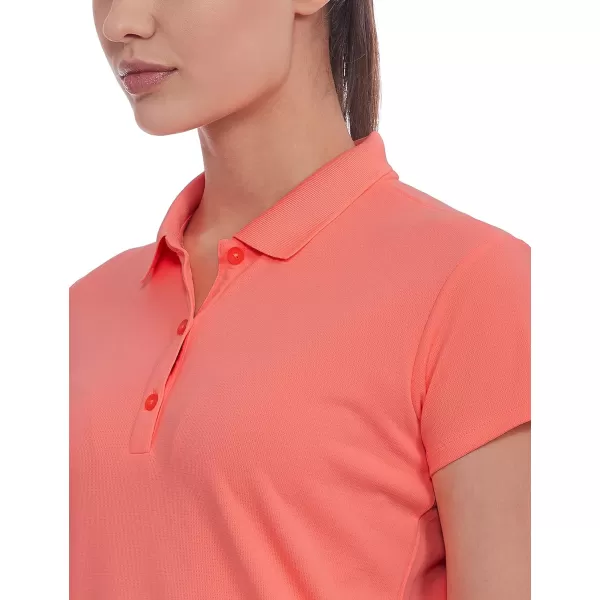 Columbia Womens Innisfree Ss PoloTiki Pink