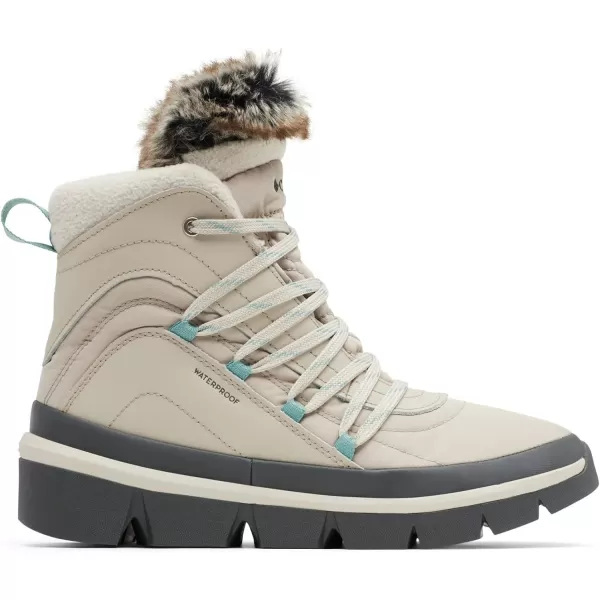 Columbia Womens Keetley Shorty Snow BootLight ClayDusty Green