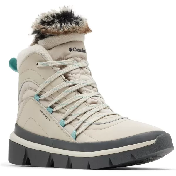 Columbia Womens Keetley Shorty Snow BootLight ClayDusty Green