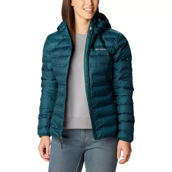 Columbia Womens Lake 22 Down Hooded JacketNight Wave