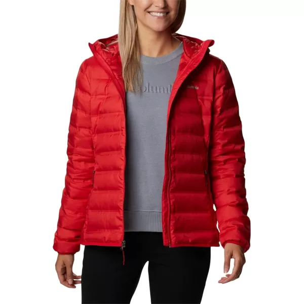 Columbia Womens Lake 22 Down Hooded JacketRed Lily