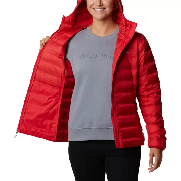 Columbia Womens Lake 22 Down Hooded JacketRed Lily