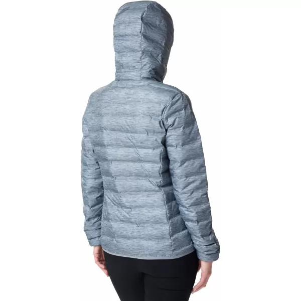 Columbia Womens Lake 22 Down Hooded JacketTradewinds Grey Heather