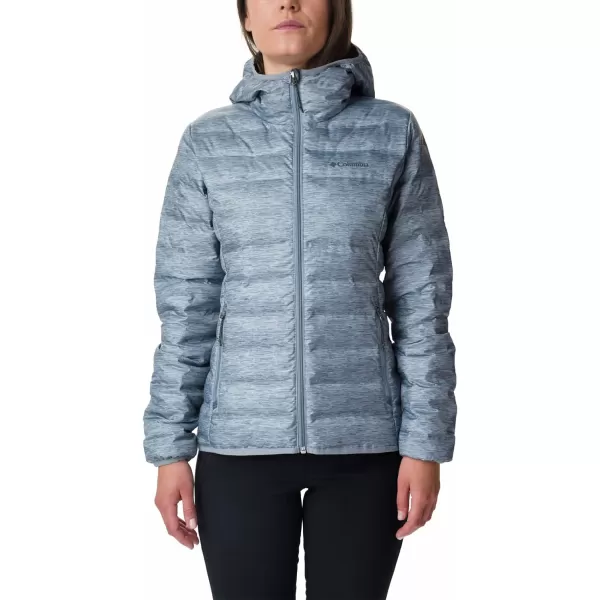 Columbia Womens Lake 22 Down Hooded JacketTradewinds Grey Heather