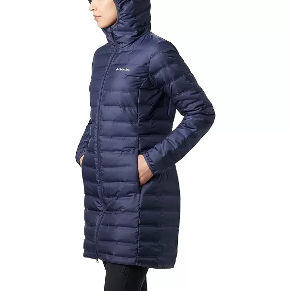 Columbia Womens Lake 22 Down Long Hooded JacketBlue