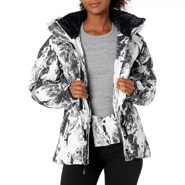 Columbia Womens Lay D Down Ii JacketWhite Berg Print