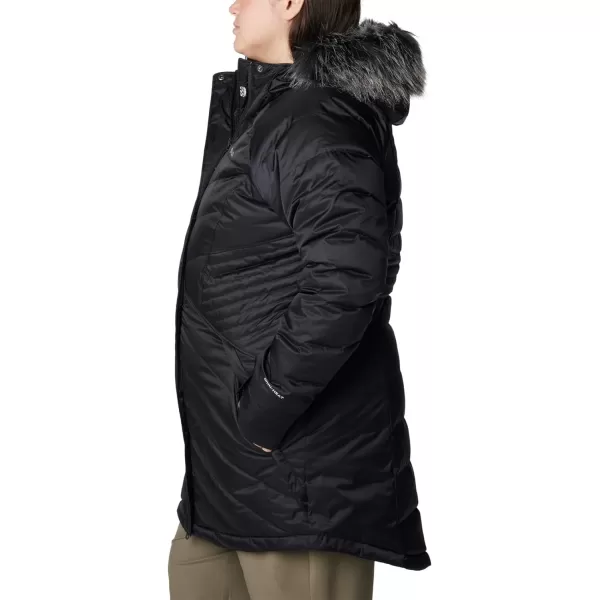 Columbia Womens Lay D Down Iii Mid JacketBlack Liquified Sheen