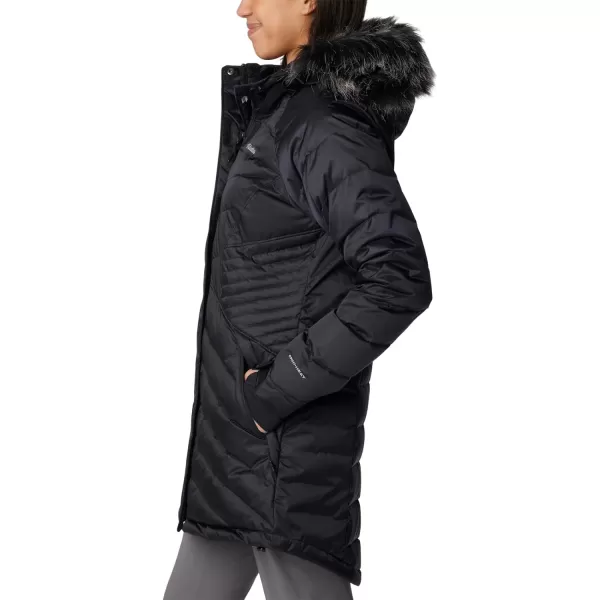 Columbia Womens Lay D Down Iii Mid JacketBlack Liquified Sheen