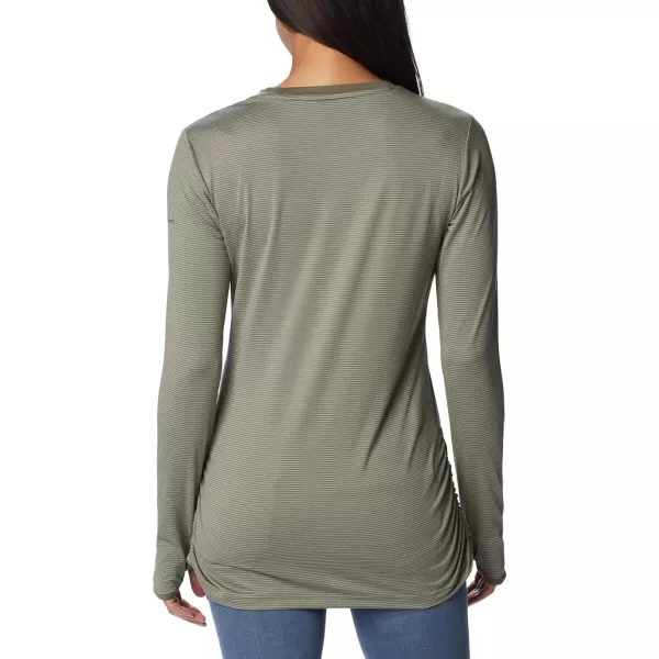 Columbia Womens Leslie Falls Long SleeveStone Green