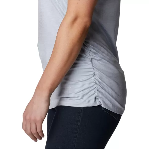 Columbia Womens Leslie Falls Short SleeveCirrus Grey