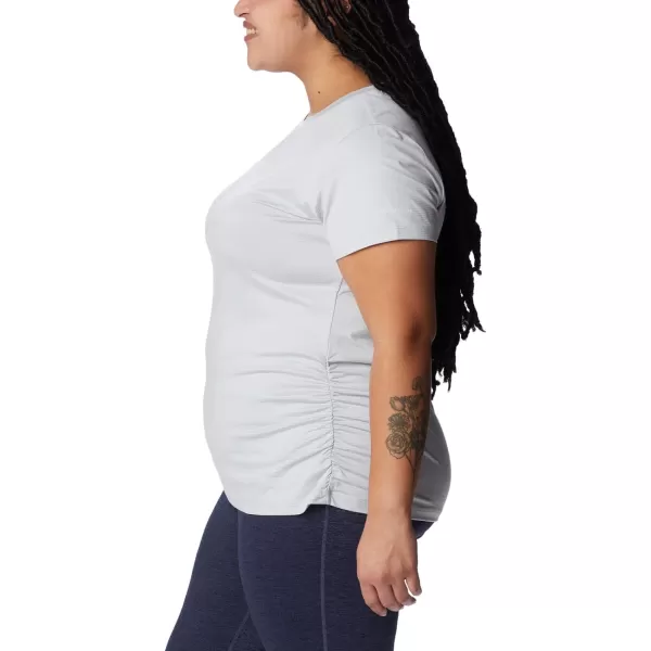 Columbia Womens Leslie Falls Short SleeveCirrus Grey