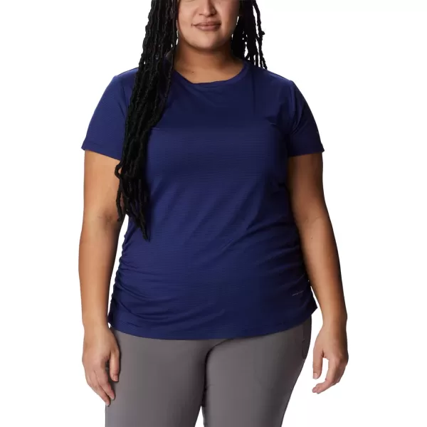 Columbia Womens Leslie Falls Short SleeveDark Sapphire