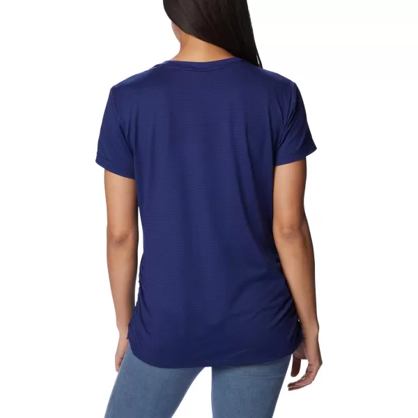 Columbia Womens Leslie Falls Short SleeveDark Sapphire